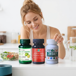 Meilleures capsules amincissantes, capsules de contrôle du poids, pilules diététiques, pilules détoxifiantes 28 jours, pilules pour aplatir le ventre, pilules pour perdre du poids et contrôler la faim. - Product Image 1