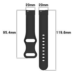 Correa de Silicona con Hebilla de Acero Inoxidable con Grabado Láser, Compatible con Huawei GT4/5 y Samsung, Correa para Reloj de 18/20/22 mm - Product Image 5