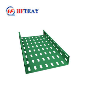 Bandeja de Cables Perforada y Ventilada Galvanizada para Uso Industrial, Solución Directa de Fábrica para el Sobrecalentamiento en Cableado Denso - Product Image 2