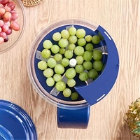 Éplucheur de fruits électrique - Éplucheur automatique de raisins, tomates cerises et ail - Gadget de cuisine multifonctionnel
