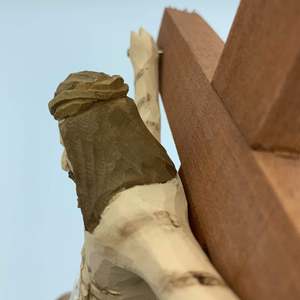 Statuette di Crocifisso in Legno Intagliate a Mano Senza Marca Gesù Felice Articoli Religiosi Artigianato in Legno - Product Image 4