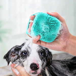 Pet <b>Bathing</b> Brush Soft Silicone Massager Shower Gel <b>Bathing</b> Brush Clean Tools Comb <b>Dog</b> Cat Cleaning Grooming Supplies - Product Image 2
