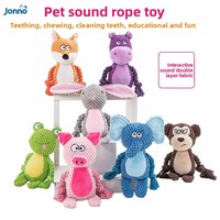 Jouet pour chien en peluche qui couine, anti-ennui, fournitures pour animaux de compagnie pour chiens