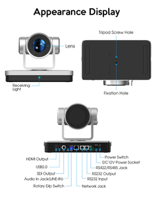 กล้อง PTZ 4K 60fps รุ่น 25X พร้อมเซ็นเซอร์ S D I MC8430-25X SONV และระบบลดสัญญาณรบกวนดิจิตอล 3 มิติ (3D DNR) และรองรับการเชื่อมต่อหลายอุปกรณ์ - Product Image 6