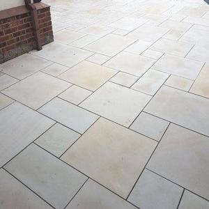 Direct Factory Supply Honed Natural Sandstone Tiles for Exterior Use Minimalist Design <b>Paving</b> Slabs from Exporter - Product Image 1
