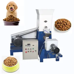 Machine pour la fabrication de nourriture pour chiens, avec diamètre de 60 à 80 kg/h, extrudeuse d'aliments pour animaux domestiques, vente