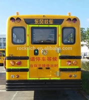 Bus scolaire neuf de fabrication chinoise, 52 places, jaune, diesel, transmission manuelle, à prix avantageux