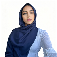 Foulard Hijab Uni en Rayonne et Modal avec Bordure Couleur Personnalisée 80GSM Couleur Pantone Léger et Opaque pour Femme Musulmane