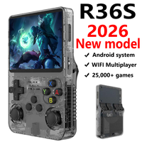Nueva Consola de Videojuegos Portátil Retro R36S Versión Pro 2026, Sistema Android, Qualcomm Snapdragon, Wi-Fi