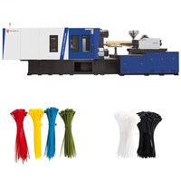 Machine de moulage par injection horizontale multi-étapes à réglage de pression pour la fabrication de attaches en nylon