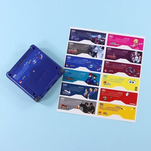 Set di 12 etichette adesive per console Nintendo GBA SP Game Boy Advance SP - Product Image 3