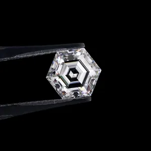 펜타곤 멋진 컷 Moissanite 느슨한 보석 순수 컬러 사용자 정의 패스 다이아몬드 테스터 10MM Moissanite 다이아몬드 가격 펜던트 만들기