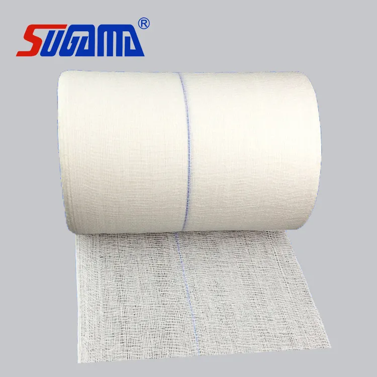 high quality gauze roll Hospital 90cm x 100m With Packing medical sterile absorbent 100% Cotton jumbo big gauze roll with x ray