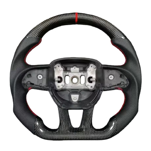 Volante personalizzato per schivare Charger sfidante SRT di alta qualità in fibra di carbonio accessori per auto sportive volante per auto - Product Image 6