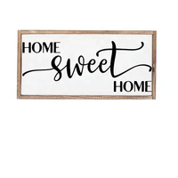 Meilleure vente Plaque de décoration murale en bois poli personnalisée Plaque de cuisine salle à manger pour pendaison de crémaillère cadeau personnalisé