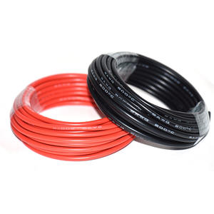 Cable de batería de calibre 8 Cable de soldadura de 8 AWG Aislamiento de goma para generador solar marino automático Cable de cobre OFC estándar de EE. UU. - Product Image 1