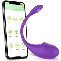 Hochwertiger Wiederaufladbarer Tragbarer Kabelloser App-gesteuerter U-förmiger Vibrator Vibrierendes Ei Weiblicher Klitoris-Stimulator Sexspielzeug