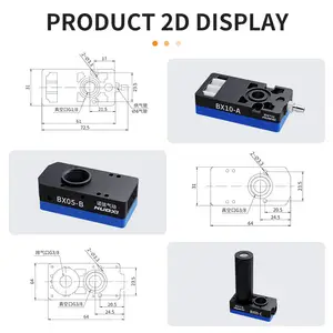 Générateur de filtre à vide de générateur d'éjecteur de vide pneumatique de composants électroniques de série de BM BX