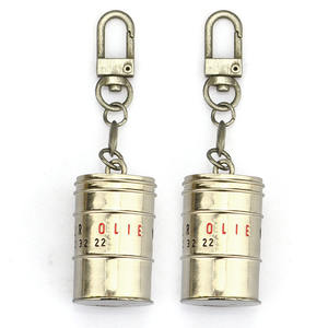 おもちゃ人形の金型カスタムミニ小型3Dキーチェーンシルバーメタルステンレススチールかわいいケアベアキーチェーン - Product Image 6