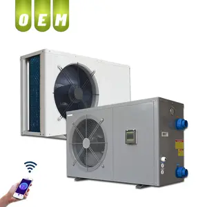 220v/50 ~ 60hz 12kw 14kw出厂价格电动迷你游泳池热水器空气源热泵新鲜空气循环加热