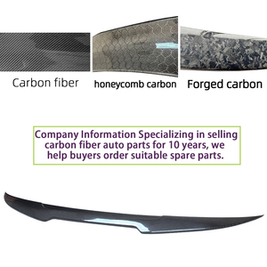 For E71/X6M PSM Style Real Carbon Fiber Material <b>Rear</b> <b>Spoiler</b> Trunk Wing 2007-2014 - Product Image 4