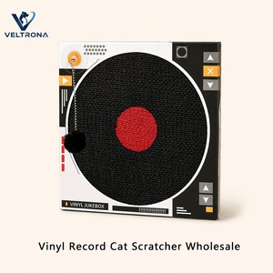 Planche à gratter pour chat en <span class=keywords><strong>vinyle</strong></span>, design tourne-disque DJ <span class=keywords><strong>Jukebox</strong></span>, jouet en carton ondulé, mobilier d'intérieur, vente en gros - Product Image 5