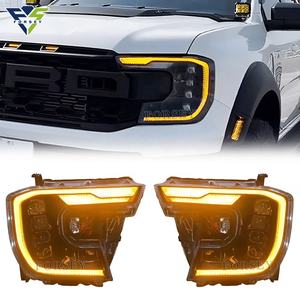 ไฟหน้ารถยนต์ LED รุ่น T9 สำหรับรถยนต์ <span class=keywords><strong>Ranger</strong></span> XL XLT <span class=keywords><strong>XLS</strong></span> SPORT WILDTRACK ปี 2023 พร้อมไฟวิ่งกลางวันแบบดัดแปลง - Product Image 4