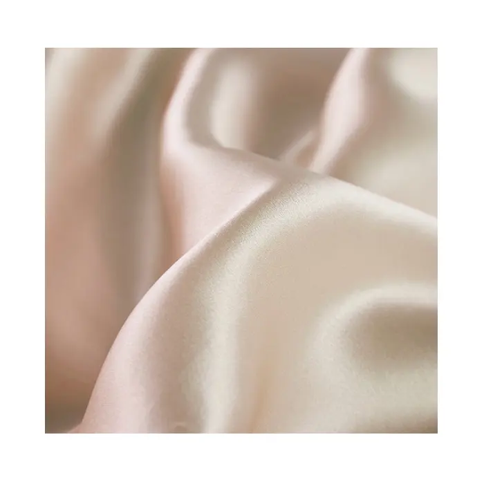 Модная чистая шелковая ткань чистый цвет тутового шелкопряда 100% шелка для однотонного окрашенного креп атласного платья