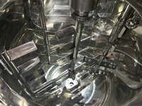 Machine de fabrication de crème cosmétique, émulsifiant sous vide, homogénéisateur, cuve de mélange avec mélangeur à cisaillement élevé