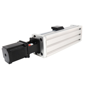 Motor lineal <span class=keywords><strong>Hanpose</strong></span> Mesa deslizante Cnc Motor de tornillo de bola Nama23 HPA90 100mm <span class=keywords><strong>23HS5628</strong></span> guía deslizante lineal - Product Image 6