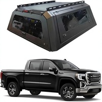 Capot de camionnette compatible GMC Sierra 1500 2019-2024, hardtop avec tente arrière éclairée, verrouillable, sans perçage