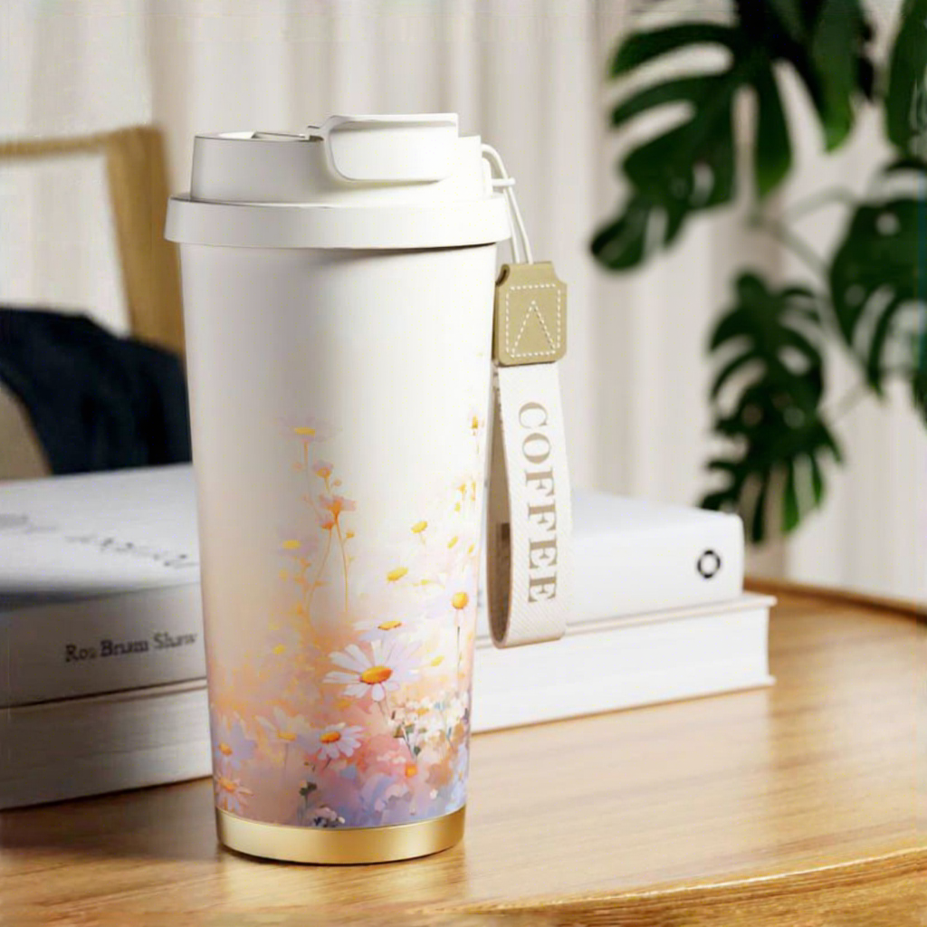 Piccola margherita [vaso interno in ceramica con separatore per tè]