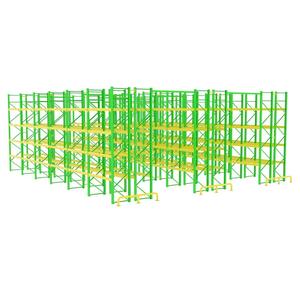 Precios bajos Heavy Duty Metal Warehouse Rack Estante de almacenamiento Almacén Tearop Pallet Racking - Product Image 1