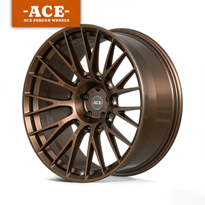 Jantes en alliage d'aluminium forgé personnalisables ACE, noir satiné, pour Chevrolet, Porsche, BMW, <span class=keywords><strong>Audi</strong></span>, Mercedes Benz, Mustang - Product Image 6