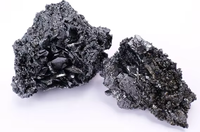 Carbure de silicium noir de qualité métallurgique 1-0 mm SiC Carborundum pour désoxydant de sidérurgie et matière première réfractaire