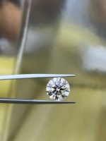 Diamante CVD Cultivado en Laboratorio, Corte Brillante Redondo, 0.5ct 0.7ct 1ct, Color D F, VS1, Certificado IGI, Excelente para Joyería