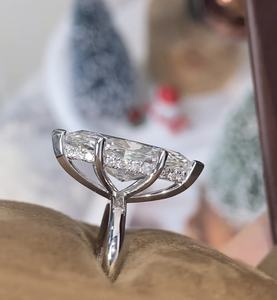 เครื่องประดับสั่งทำพิเศษ แหวนทองแท้ 9k 10k 14k 18k ทองคำขาว ทองคำชมพู ทองคำเหลือง ประดับเพชร/พลอยจากแล็บ ผลิตจากโรงงาน - Product Image 2