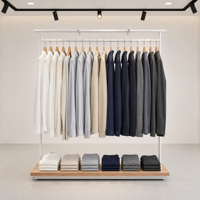Présentoir Commercial Modulaire Perforé pour Vêtements – Fixation de Magasin de Détail