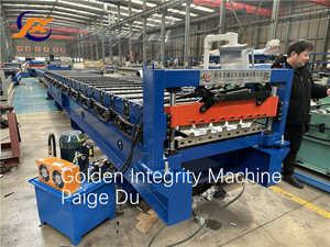 고속 골판지 루핑 기계 남아프리카 IBR 지붕 시트 기계 - Product Image 3