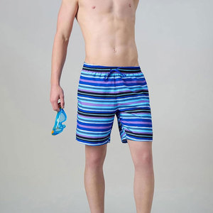 Shorts de bain pour hommes, légers, séchage rapide, taille élastique, polyester, impression de logo personnalisée, en promotion. - Product Image 6