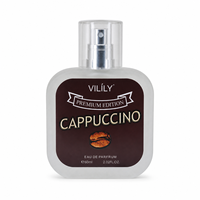 Perfume Unisex Gourmand en Aerosol de 60 ml, Aromas a Café, Vainilla, Chocolate y Coco, OEM, ODM, Marca Privada, Venta al por Mayor, Fragancia Corporal en Caja