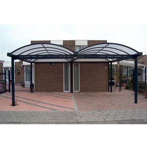 Auvent de voiture en <span class=keywords><strong>aluminium</strong></span> moderne, pare-soleil de balcon, toit en Polycarbonate, abris de vélo - Product Image 3