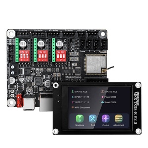 Contrôleur Grbl hors ligne Makerbase MKS DLC32 compatible avec les machines laser et CNC, avec écran tactile ESP32 <span class=keywords><strong>WIFI</strong></span> TS35-R pour machine de gravure laser - Product Image 1