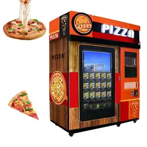 Excellent quality Dual balance heating system 24-hour self-service sales Capacity 110L the pizza vending machine