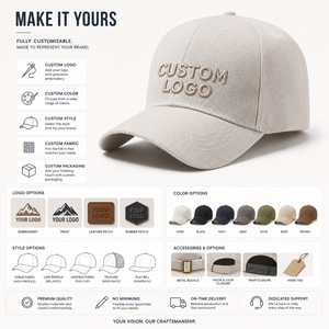 Ensemble bonnet et cache-cou en coton OEM à 6 panneaux avec logo personnalisé pour les sports de plein air - Product Image 1