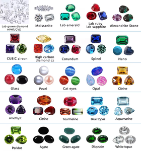 Круглая овальная квадратная подушка, груша, сердце, сияющий, щипцы, изумрудная огранка, покрытые желтым муассанитом, Алмазный драгоценный камень, Муассанит, драгоценный камень - Product Image 4