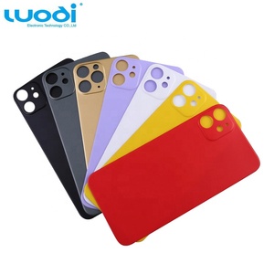 Coque arrière en verre pour <span class=keywords><strong>iPhone</strong></span>, compatible modèles X, XSMAX, XR à <span class=keywords><strong>11</strong></span> Pro, <span class=keywords><strong>11</strong></span> PRO MAX, avec autocollant pour objectif d'appareil photo, changement de veille - Product Image 2