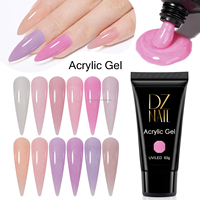 Gel acrylique haute résistance à séchage rapide pour extensions d'ongles, formule haute dureté, avec logo personnalisé sur le flacon