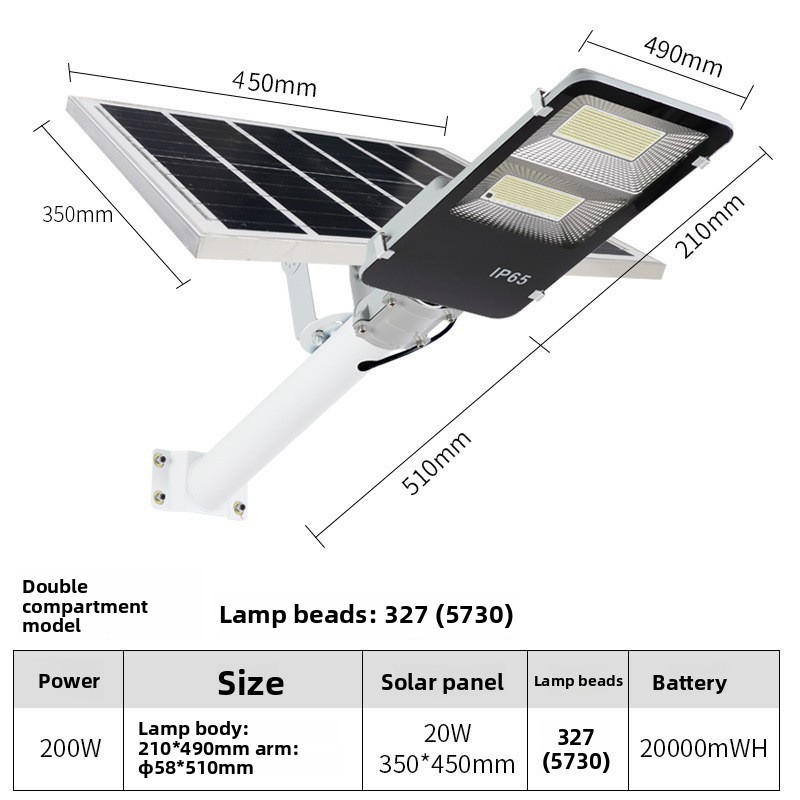 Alta con doppio modello da 200W - 5730 lampade a LED - 327