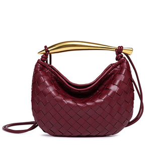 Cute Mini <strong>Sardine</strong> Woven Bag Women Small Handheld Crossbody Woven Bag - Product Image 1